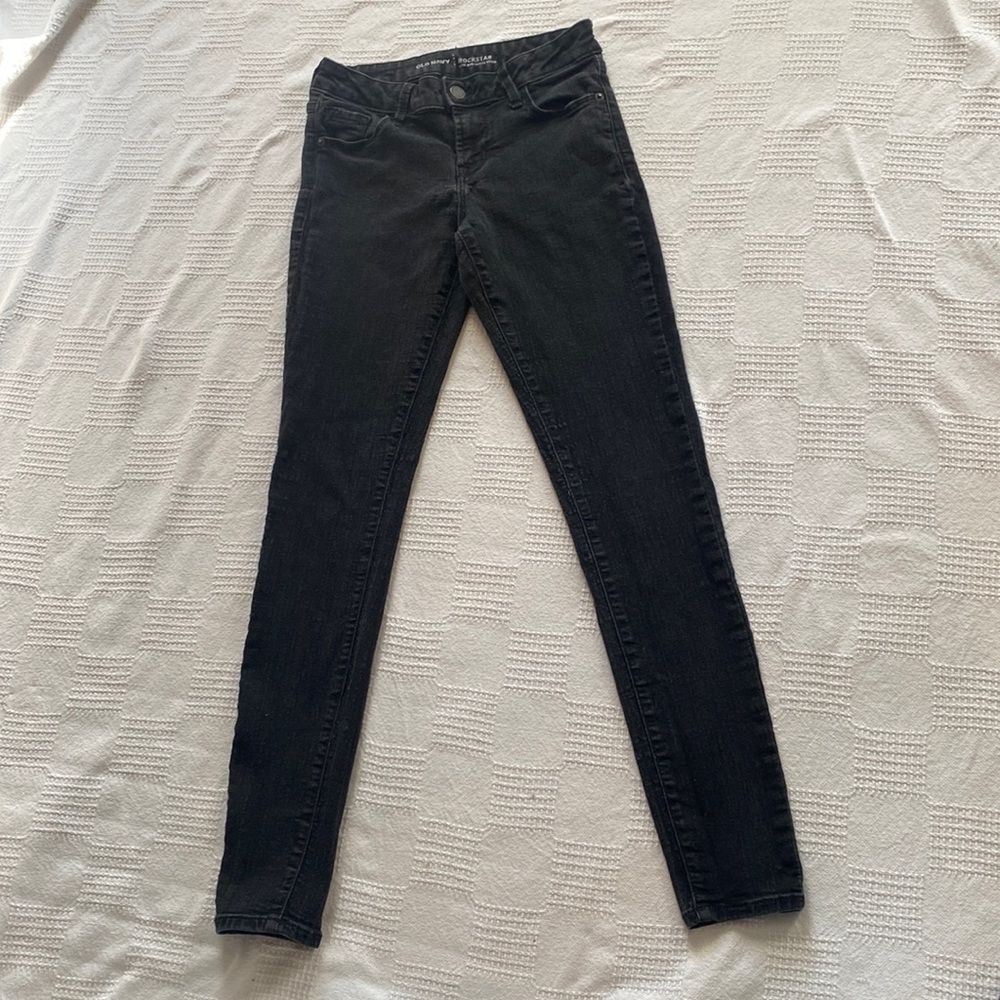 Old Navy Rockstar black jeans